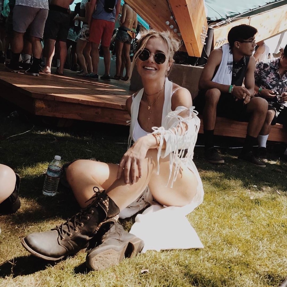 White fringe boho duster